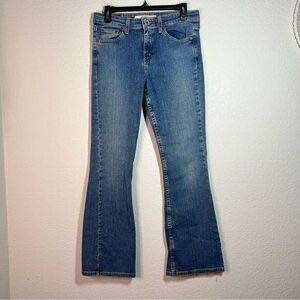 Y2K Levi's 519 Blue Mid Rise Flare Jeans Womens Size‎ 9